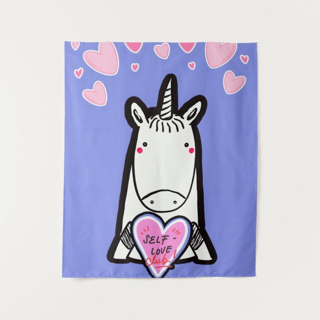 Tapete De Parede Self-Love Unicorn (Frente)