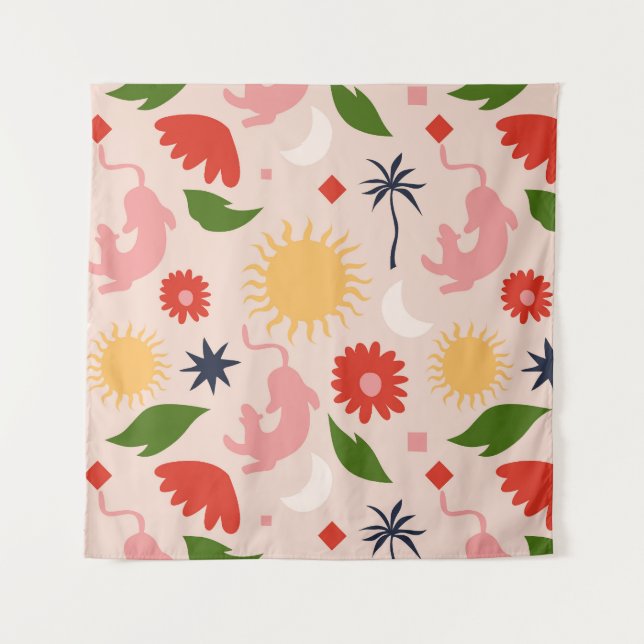 Tapete De Parede Selva Celestial (Frente)