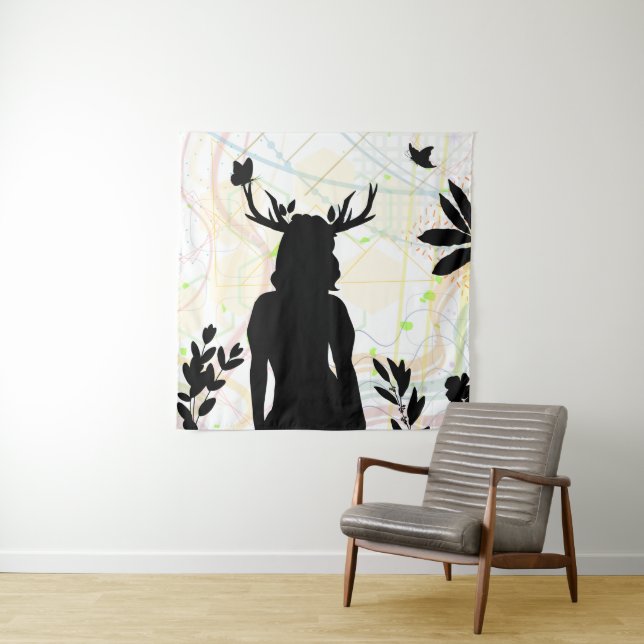 Tapete De Parede Selvagem Com a Natureza (In Situ)