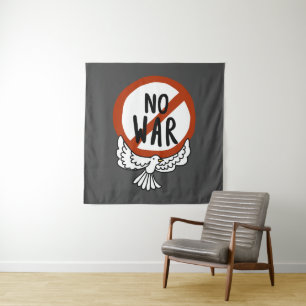Tapete De Parede Sem guerra com a porta