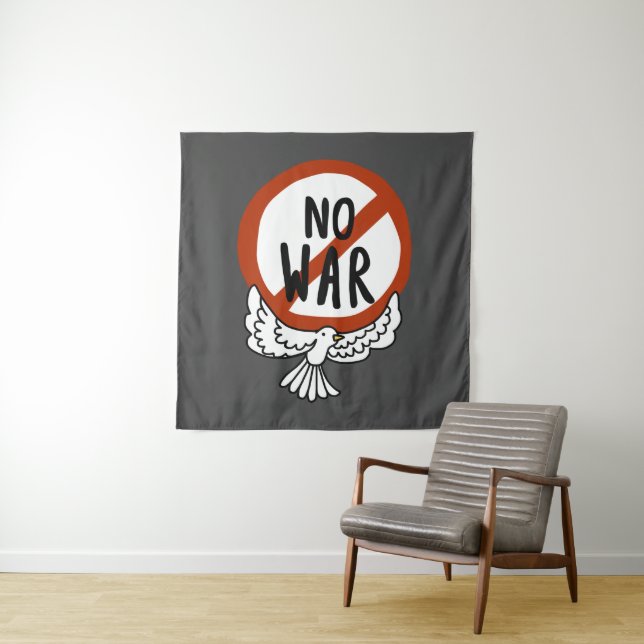 Tapete De Parede Sem guerra com a porta (In Situ)
