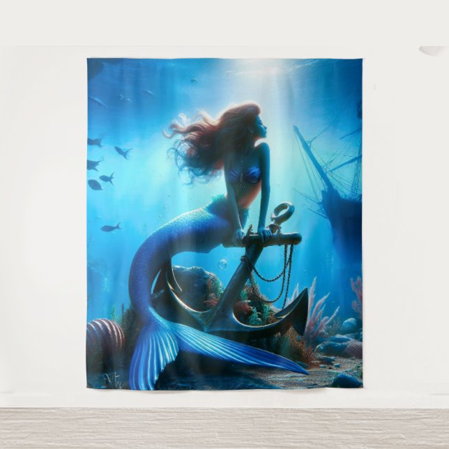 Tapete De Parede Sereia (Frente)