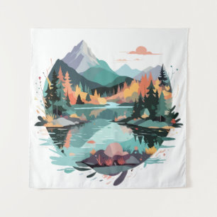 Tapete De Parede Serene Landscape Calm Tranquil Nature Mounts