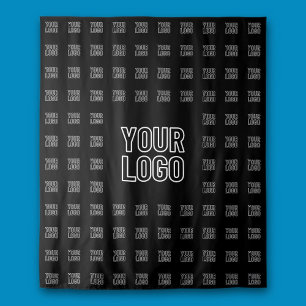 Tapete De Parede Seu logotipo ou imagem Padrão com anúncio Logotipo