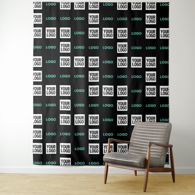 Tapete De Parede Seu logotipo ou imagem | Padrão Zig Zag com duas i (In Situ)