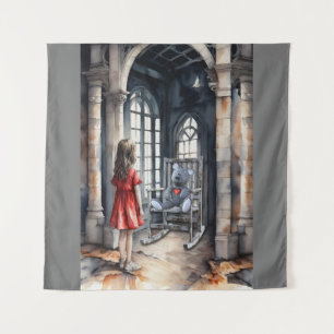 TAPETE DE PAREDE SEU LUGAR ESPECIAL PARA IR QUANDO ELA PRECISA TAPE