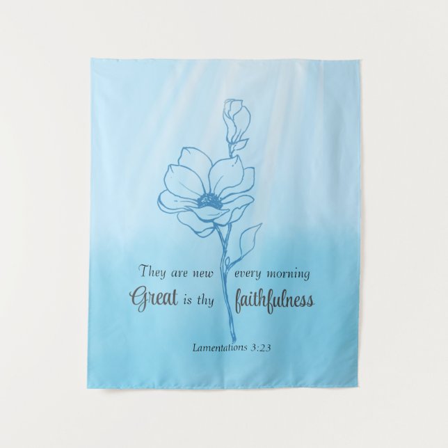 Tapete De Parede Seus compaixões são novos todas as manhãs Bíblias  (Frente)