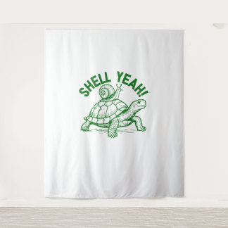 Tapete De Parede Shell Sim Turtle Snail Engraçado