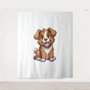 Tapete De Parede Shepherd Puppy australiano Kawaii