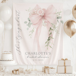 Tapete De Parede She's tying a knot Bow Bridal Shower