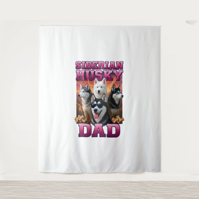 Tapete De Parede Siberian Husky (Frente)
