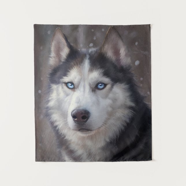 Tapete De Parede Siberian Husky (Frente)