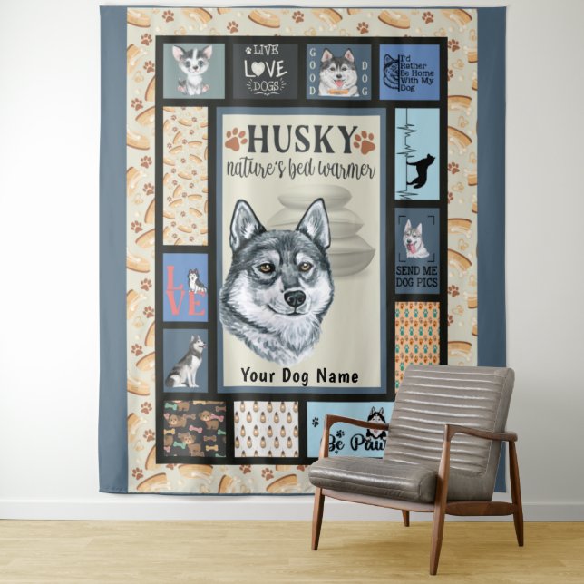 Tapete De Parede Siberian Husky Owner Lover Funny Keepsasakilt (In Situ)