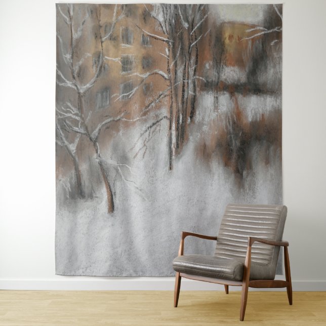 Tapete De Parede Silêncio de Inverno junto à Janela (In Situ)