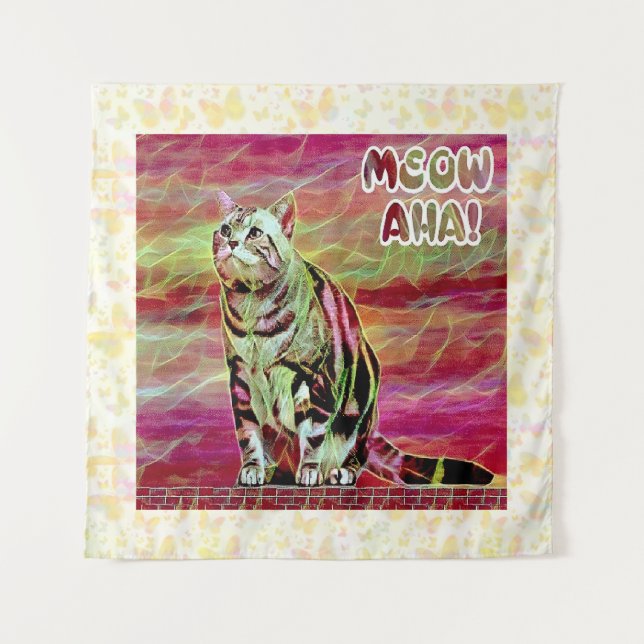 Tapete De Parede Silver Tabby (Frente)