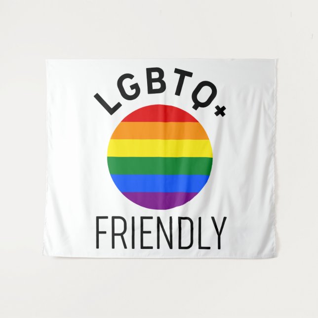 Tapete De Parede símbolo amigável do lgbtq símbolo de esperança hom (Frente (Horizontal))