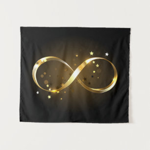 Tapete De Parede Símbolo Infinity do ouro