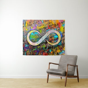 Tapete De Parede Símbolo Infinity    Neurodiversidade de Sensibili