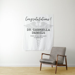 Tapete De Parede Símbolo Médico Moderno Gradução de Medicina
