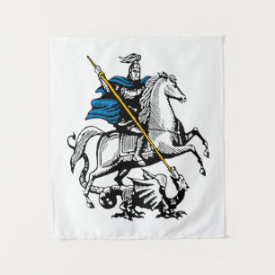 Tapete De Parede Símbolo St George da bandeira de Rússia da cidad