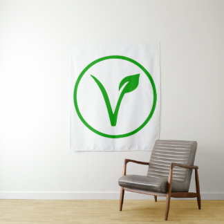Tapete De Parede Símbolo Vegano Vegetariano Veganismo Direitos dos 