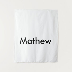 Tapete De Parede simples letra inicial monograma adicione seu nome 