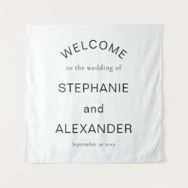 Tapete De Parede Simples personalização de branco preto bem-vindo a