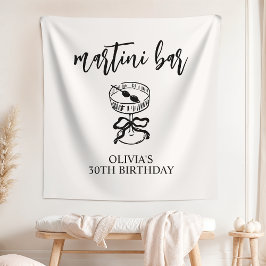 Tapete De Parede Sinal de Bar Tini Bit Antigo Martini