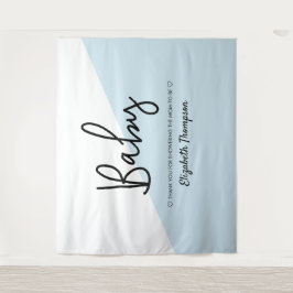 Tapete De Parede Sinal de boas-vindas de chá de bebê com fundo mode