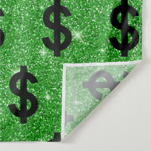Tapete De Parede Sinal de Dólar Negro Money Empreendedor Wall Stre