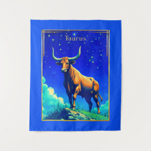 Tapete De Parede Sinal de Zodíaco Taurus enraizado na Terra e no Cé