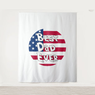 Tapete De Parede Sinalizador Best Pai Ever USA