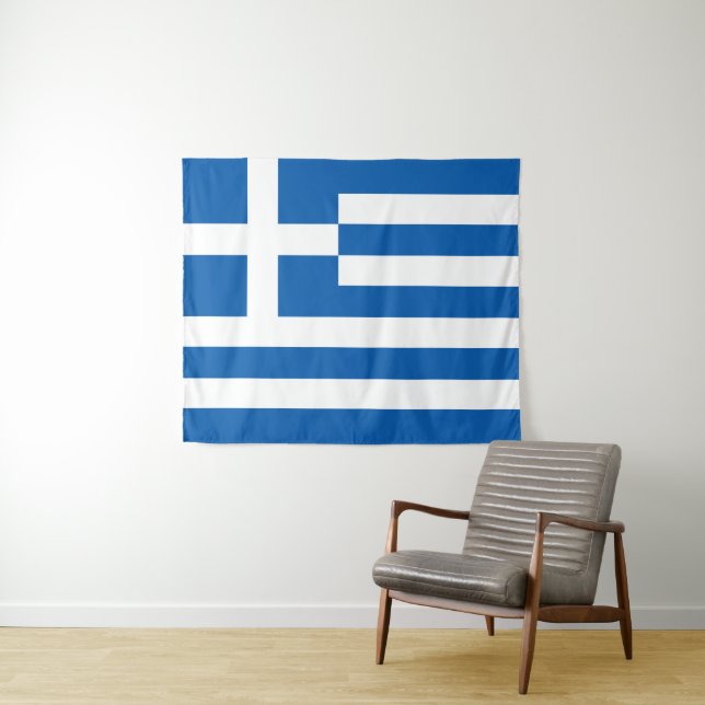 Tapete De Parede sinalizador de grécia (In Situ (Horizontal))