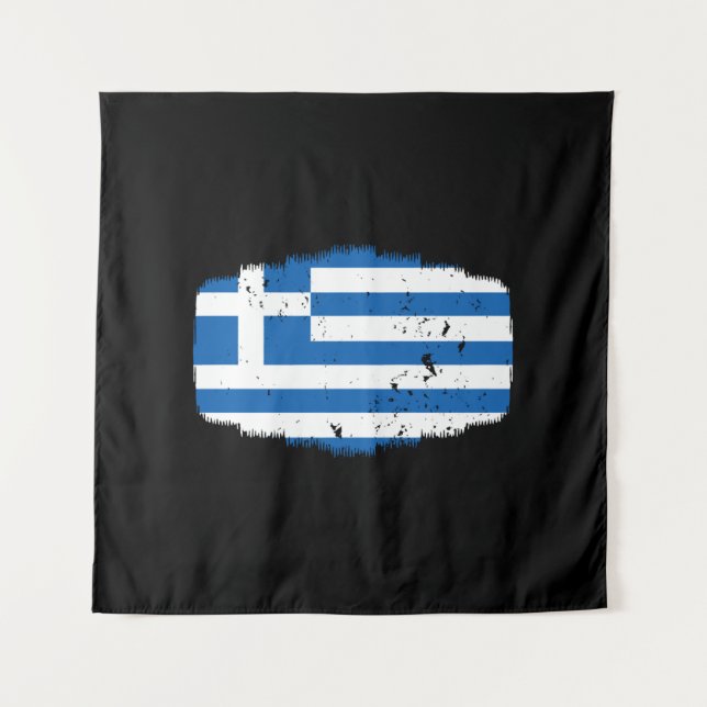 Tapete De Parede Sinalizador de grécia (Frente)
