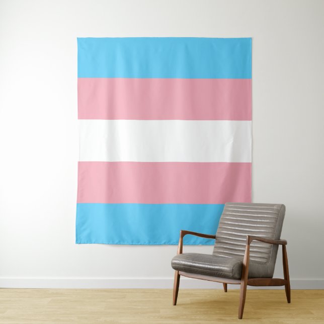 Tapete De Parede Sinalizador do Orgulho Transgênero (In Situ)