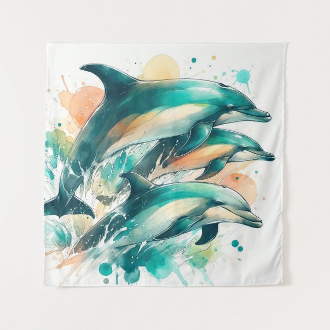 Tapete De Parede Sinfonia Aquática (Frente)