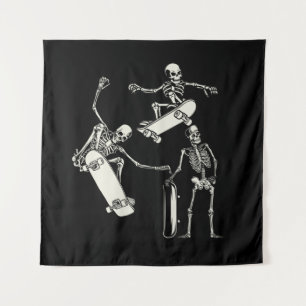 Tapete De Parede Skateboard Skeletons Skeleton Skeleton Skater Hall