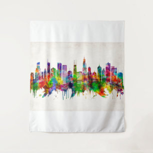Tapete De Parede Skyline de Chicago Illinois
