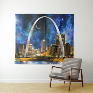 Tapete De Parede Skyline de Spacey St Louis