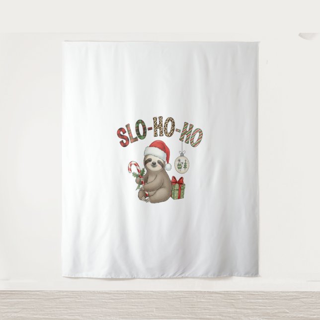 Tapete De Parede Slo Ho Xmas Sloth (Frente)