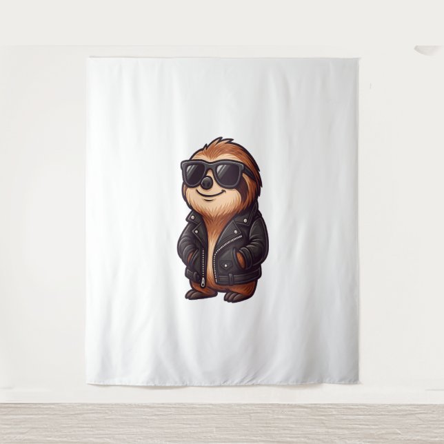 Tapete De Parede Sloth Chill Mood (Frente)