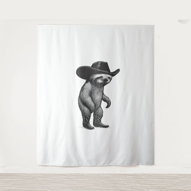 Tapete De Parede Sloth Lazy Sleepy Sloth (Frente)