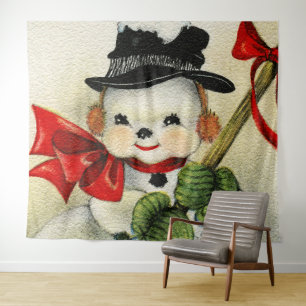 Tapete De Parede Snowman 004