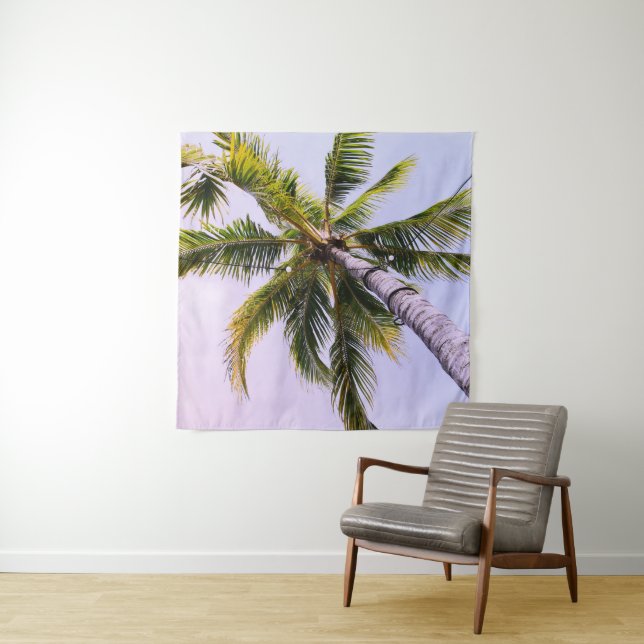 Tapete De Parede Sob a Árvore Palm de Caribe 1 (In Situ)