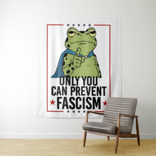 Tapete De Parede Somente você pode prevenir o Fascismo Patriota Dem