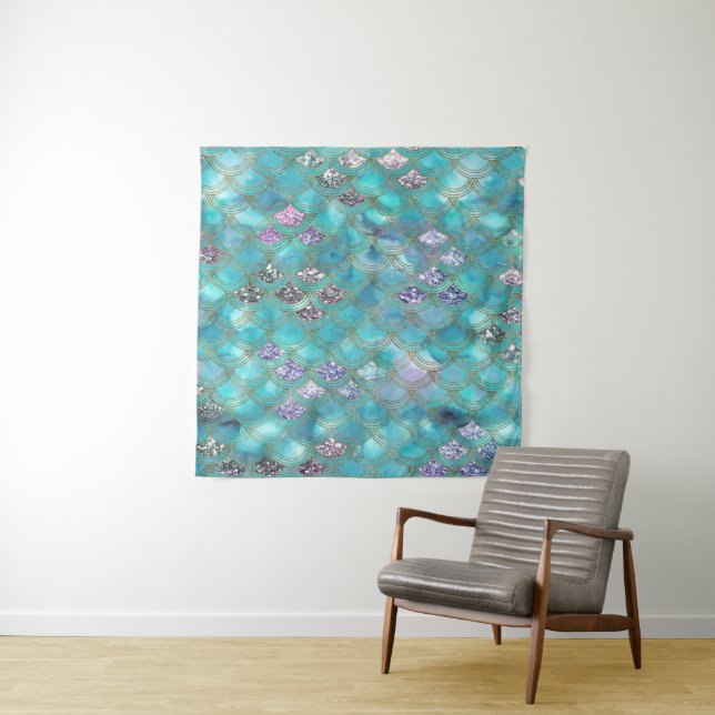 Tapete De Parede Sonho 1 da Sereia Oceânica (In Situ)