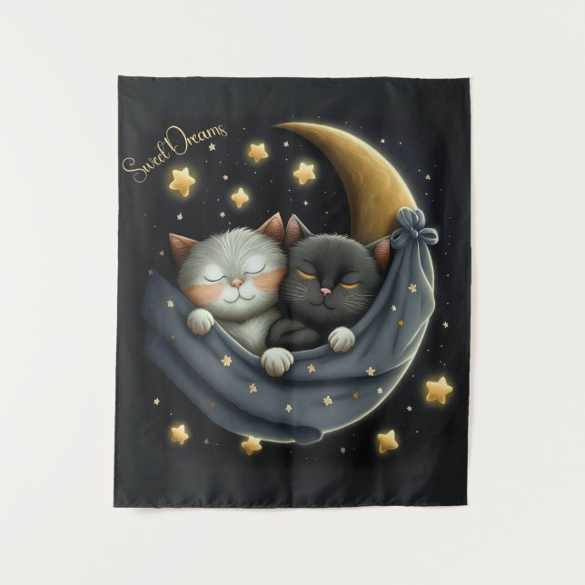 Tapete De Parede Sonhos Doces Kit de Design Gatinho (Frente)