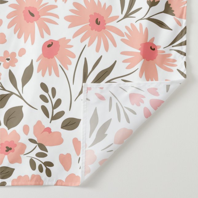 Tapete De Parede Sonhos Florais Macios (Detalhe)