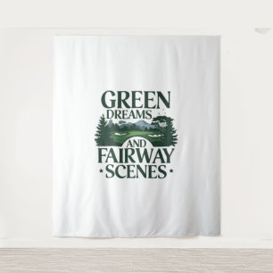 Tapete De Parede Sonhos Verdes, Trendência de Golfe