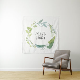 Tapete De Parede Sorrisos finos da planta das ervas II  